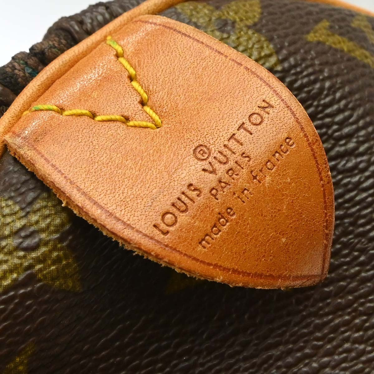 Louis Vuitton Speedy Handbag Monogram Canvas Brown Canvas Handbag (Pre-Owned)