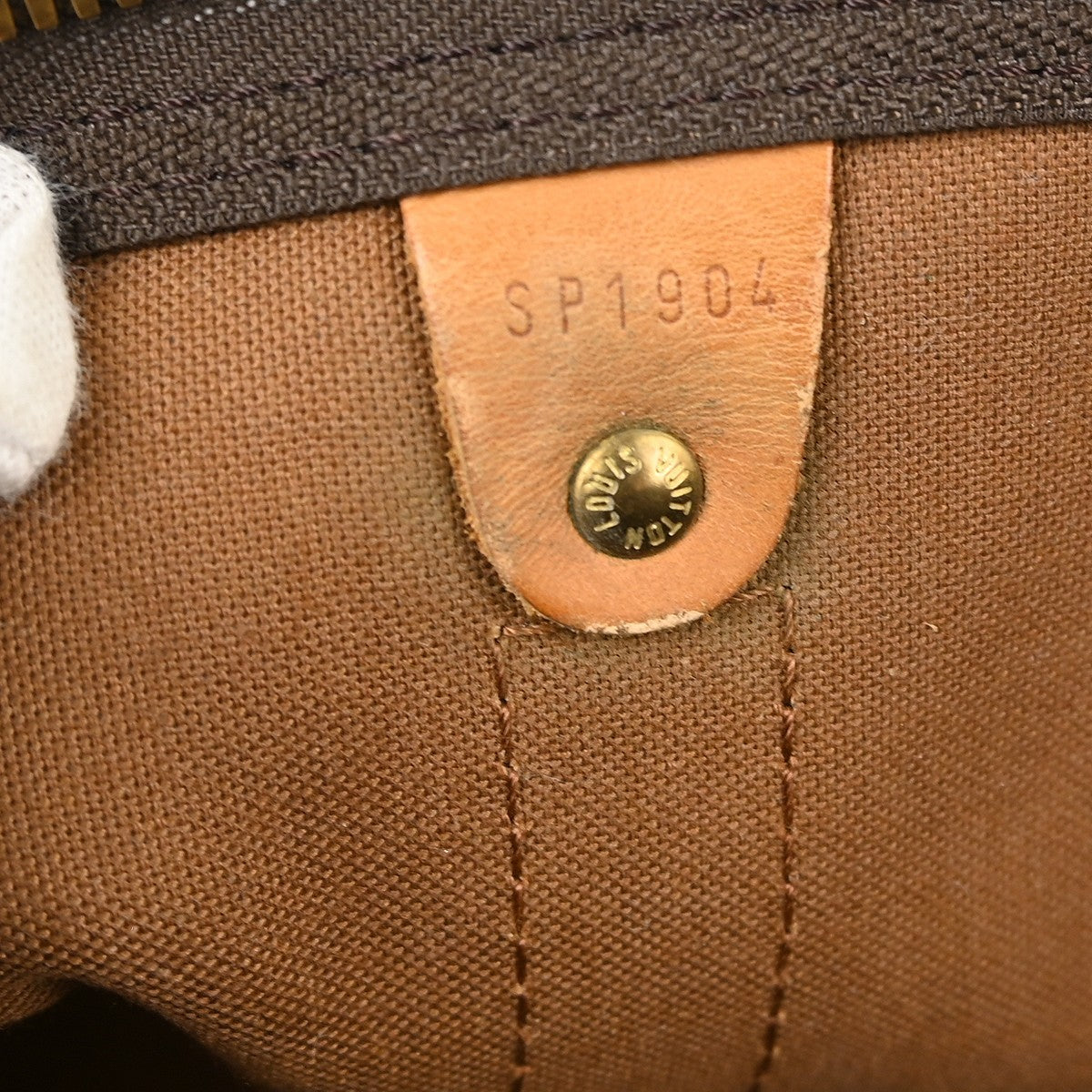 Louis Vuitton Keepall Bag Monogram Canvas Brown Canvas Travel Bag Bag (Pre-Owned)