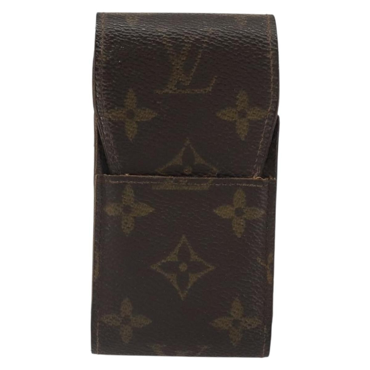 Louis Vuitton Cigarette Case Monogram Canvas Brown Canvas Clutche & Pouche Bag (Pre-Owned)