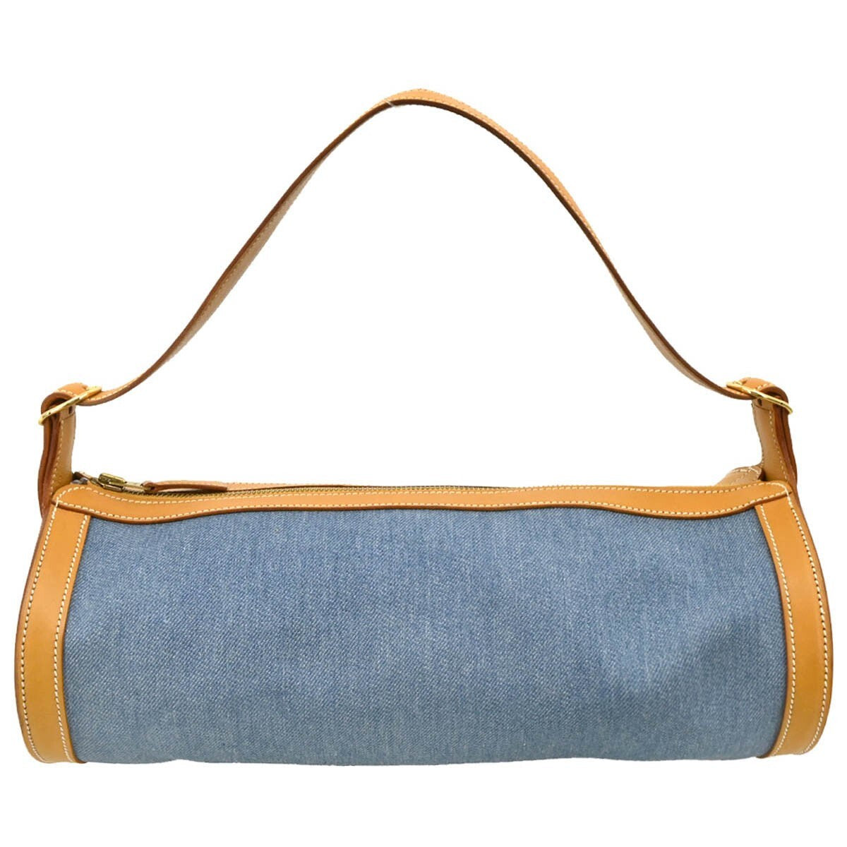 Hermes Sac Doremi Bag Denim With Leather Blue Denim_Jeans Shoulder Bag Bag (Pre-Owned)