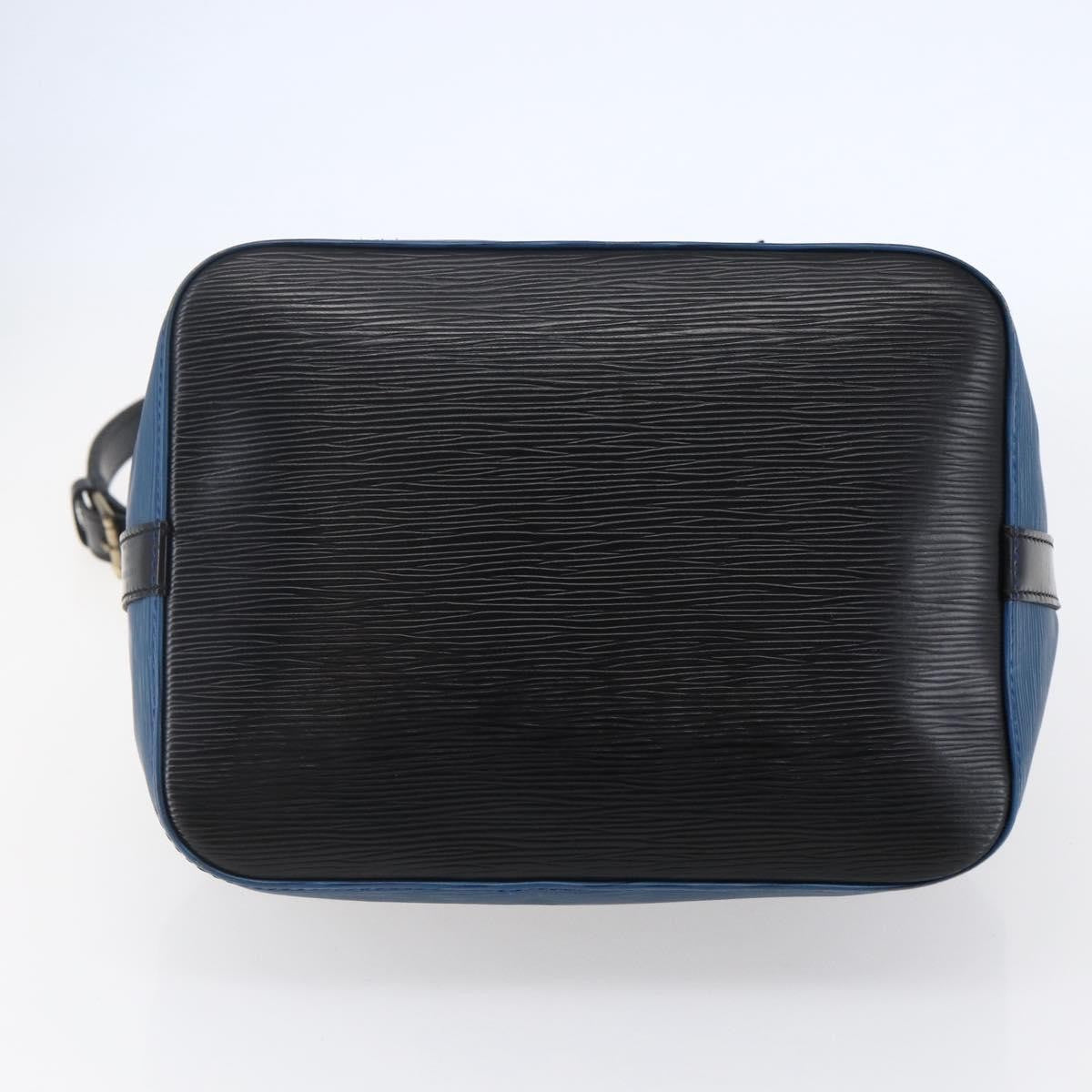Louis Vuitton Petit Noe Handbag Two Tone Epi Leather Black Leather Bag (Pre-Owned)