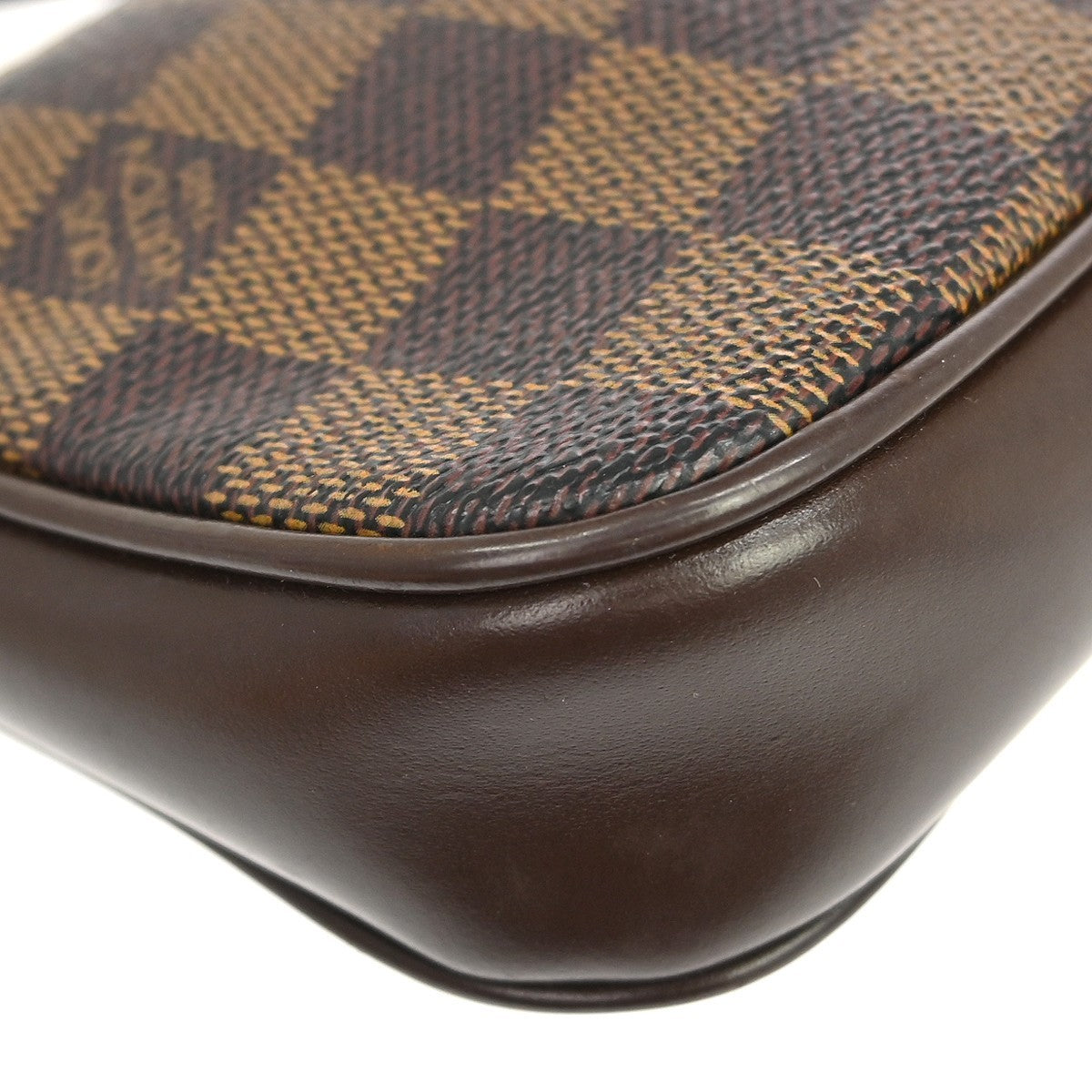 Louis Vuitton Navona Pochette Accessoires Damier Brown Canvas Clutche & Pouche Bag (Pre-Owned)