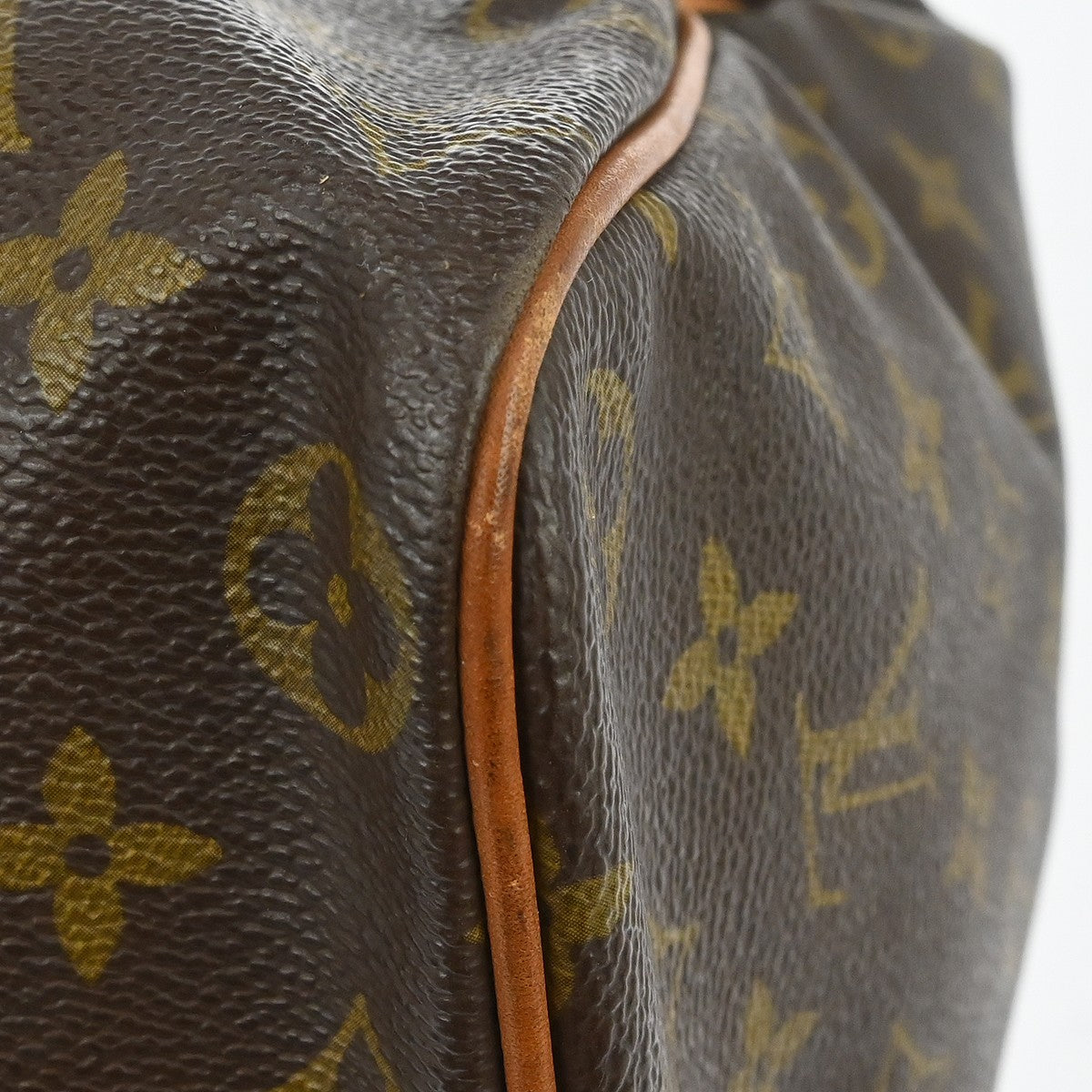 Louis Vuitton Speedy Handbag Monogram Canvas Brown Canvas Handbag (Pre-Owned)