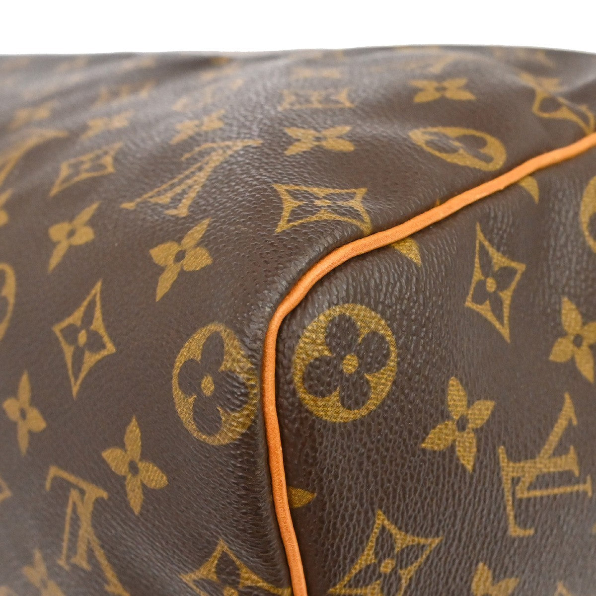 Louis Vuitton Speedy Handbag Monogram Canvas Brown Canvas Handbag (Pre-Owned)