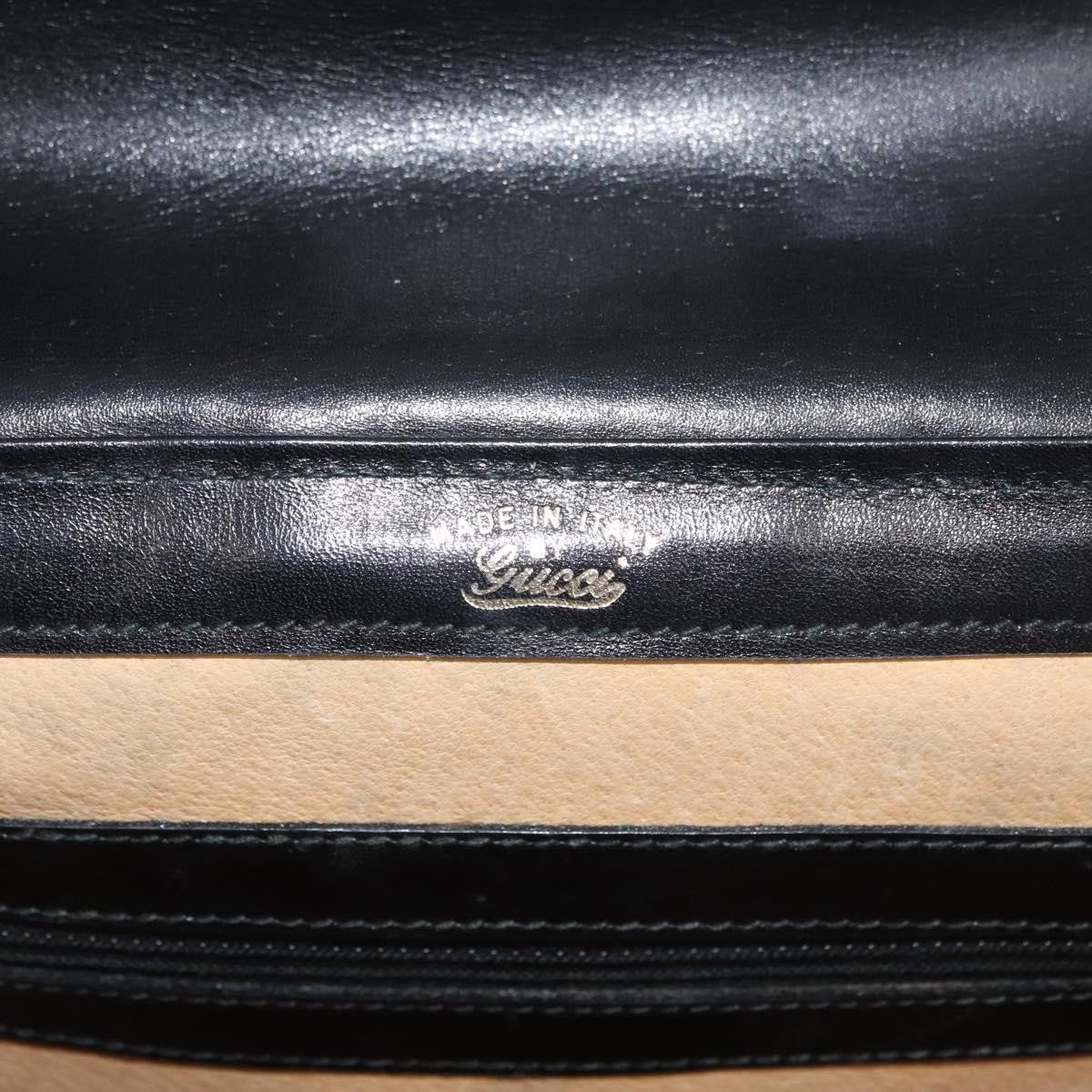 Gucci Sherry Line Shoulder Bag Leather Multicolour Leather Handbag (Pre-Owned)