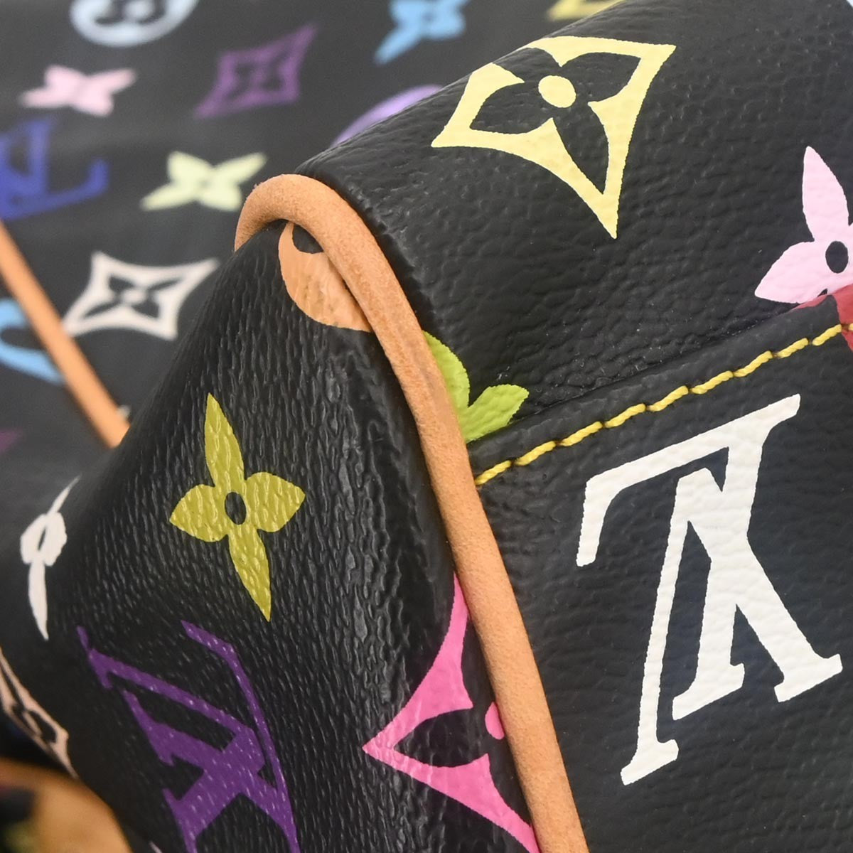 Louis Vuitton Aurelia Handbag Monogram Multicolor Black Canvas Tote Bag Bag (Pre-Owned)