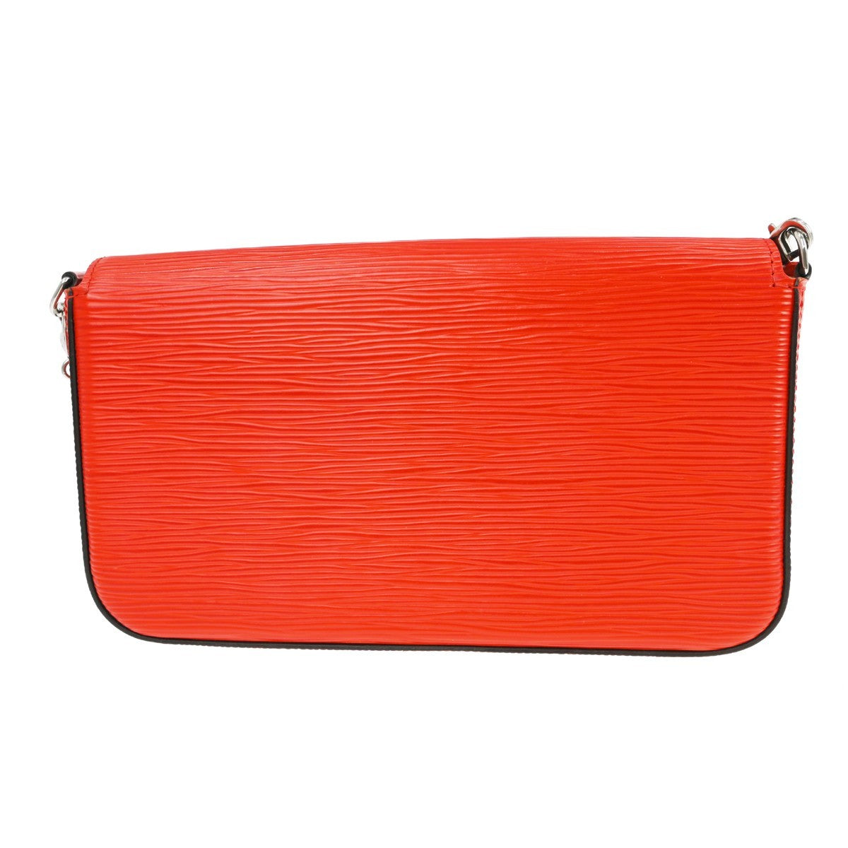 Louis Vuitton Felicie Pochette Epi Leather Red Leather Handbag (Pre-Owned)