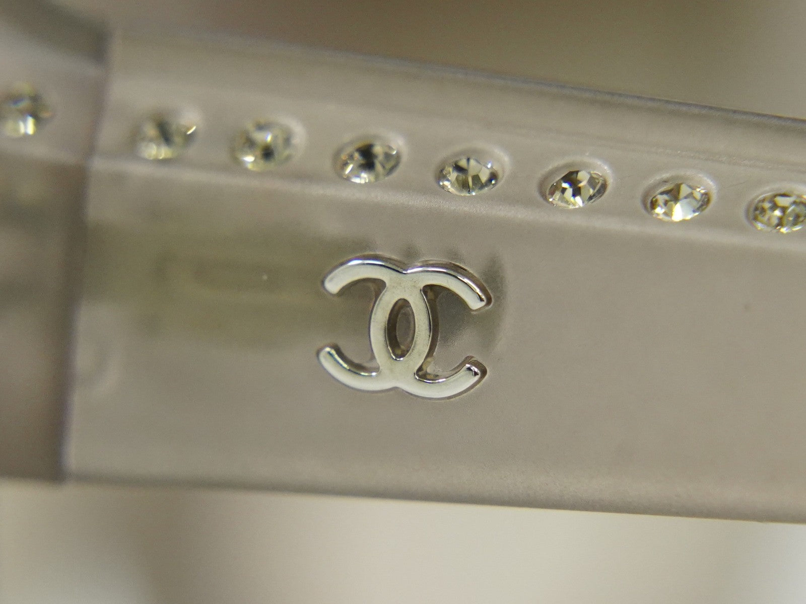 Chanel Logo Cc Sunglasses Plastic Gray Plastic Sunglasse Accessory (Pre-Owned)