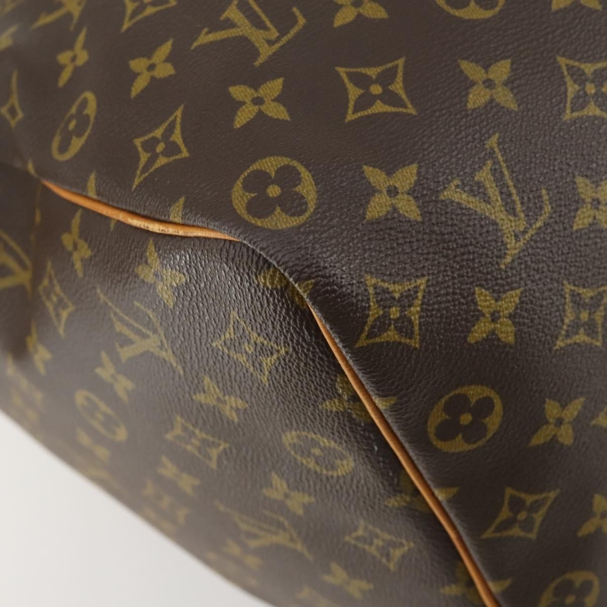 Louis Vuitton Keepall Bag Monogram Canvas Brown Canvas Travel Bag Bag (Pre-Owned)