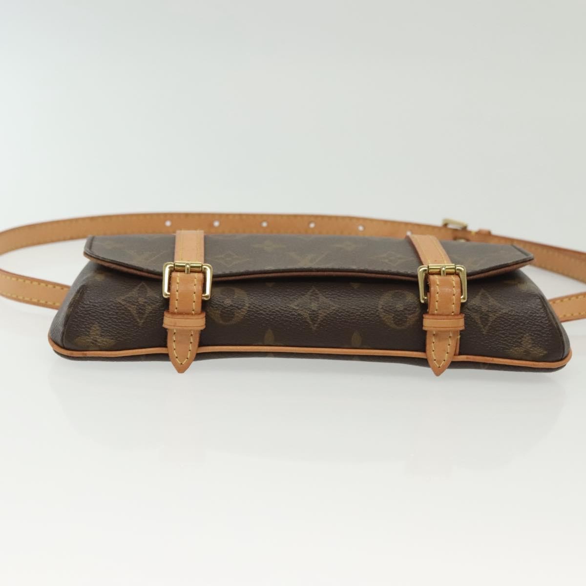 Louis Vuitton Marelle Waist Bag Monogram Canvas Brown Canvas Bag (Pre-Owned)
