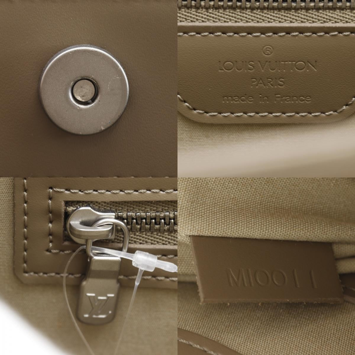 Louis Vuitton Saint Tropez Handbag Epi Leather Gray Leather Tote Bag Bag (Pre-Owned)
