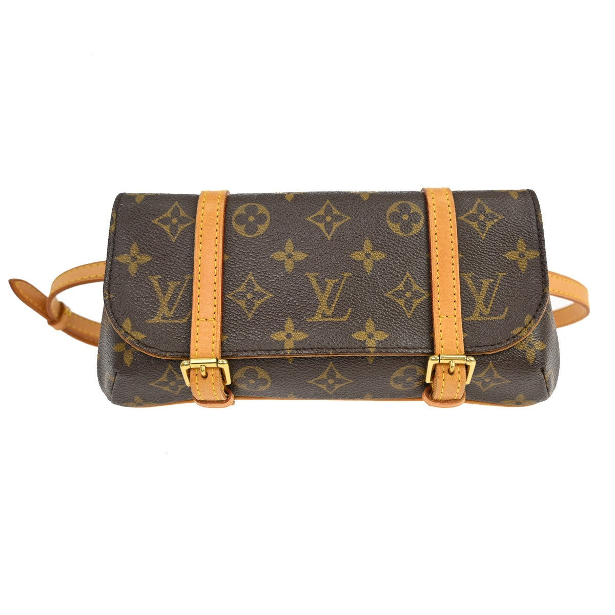 Louis Vuitton Marelle Waist Bag Monogram Canvas Brown Canvas Clutche & Pouche Bag (Pre-Owned)