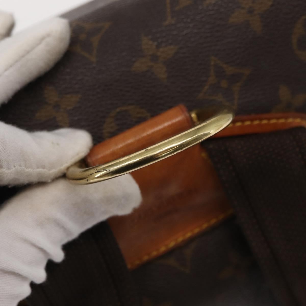 Louis Vuitton Vintage Montsouris Backpack Monogram Canvas Brown Canvas Backpack Bag (Pre-Owned)