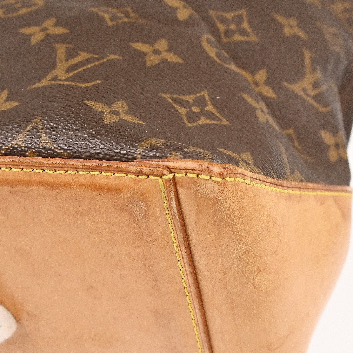 Louis Vuitton Cabas Mezzo Monogram Canvas Brown Canvas Tote Bag Bag (Pre-Owned)