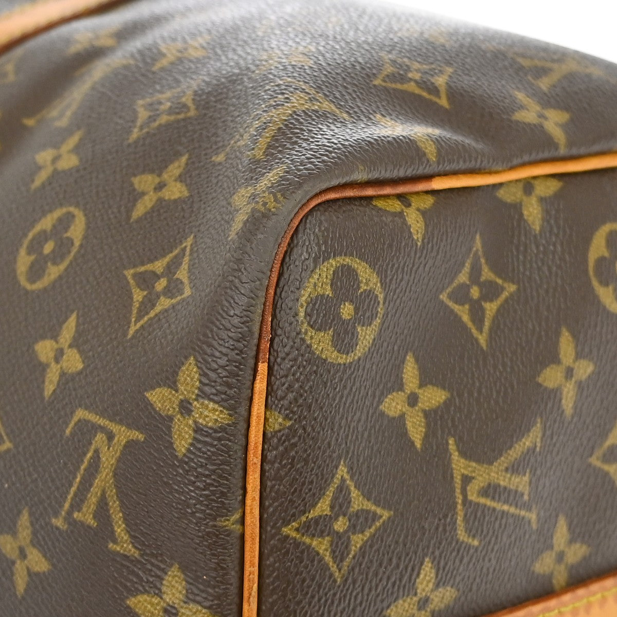 Louis Vuitton Keepall Bandouliere Bag Monogram Canvas Brown Canvas Travel Bag Bag (Pre-Owned)