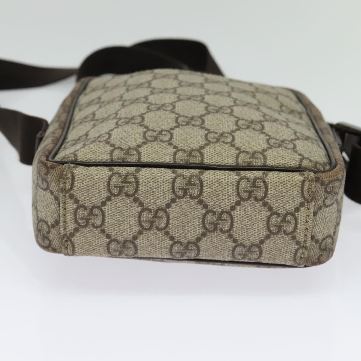 Gucci Gg Supreme Shoulder Bag Canvas Beige Canvas Shoulder Bag Bag (Pre-Owned)