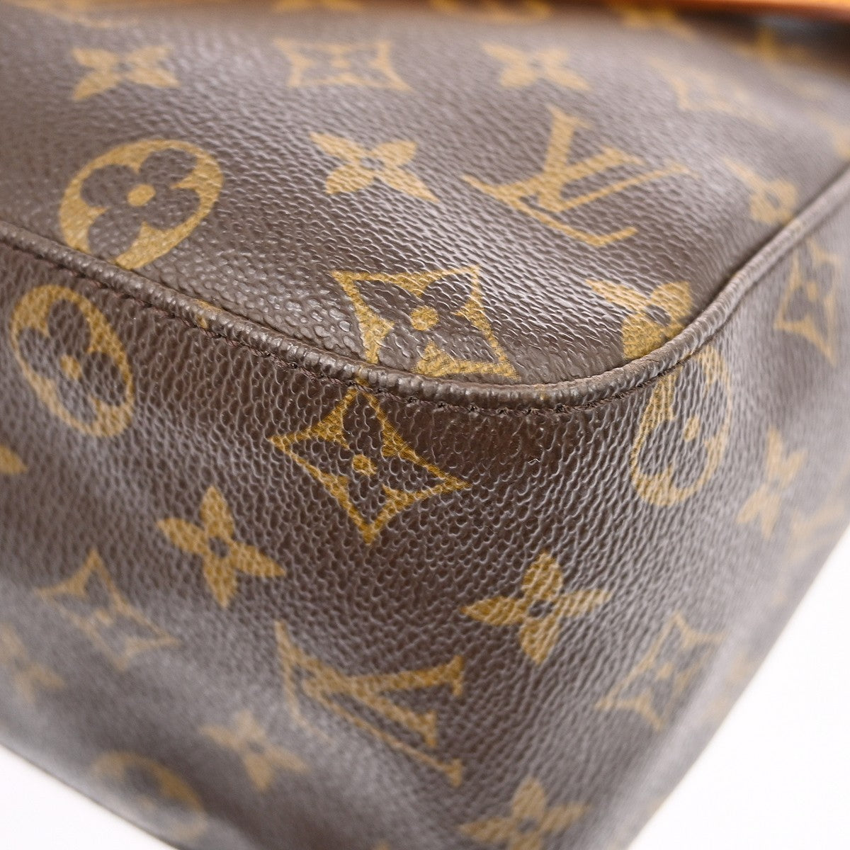 Louis Vuitton Monogram Looping Handbag Monogram Canvas Brown Canvas Shoulder Bag Bag (Pre-Owned)