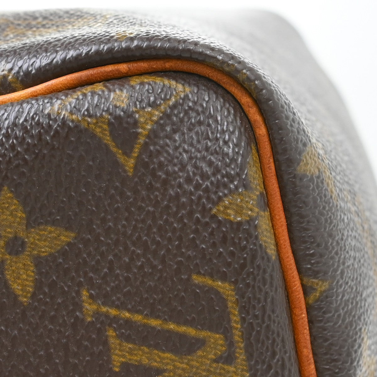 Louis Vuitton Speedy Handbag Monogram Canvas Brown Canvas Handbag (Pre-Owned)