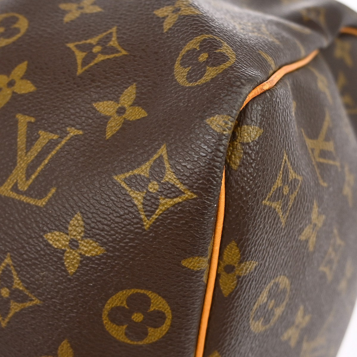 Louis Vuitton Keepall Bag Monogram Canvas Brown Canvas Travel Bag Bag (Pre-Owned)