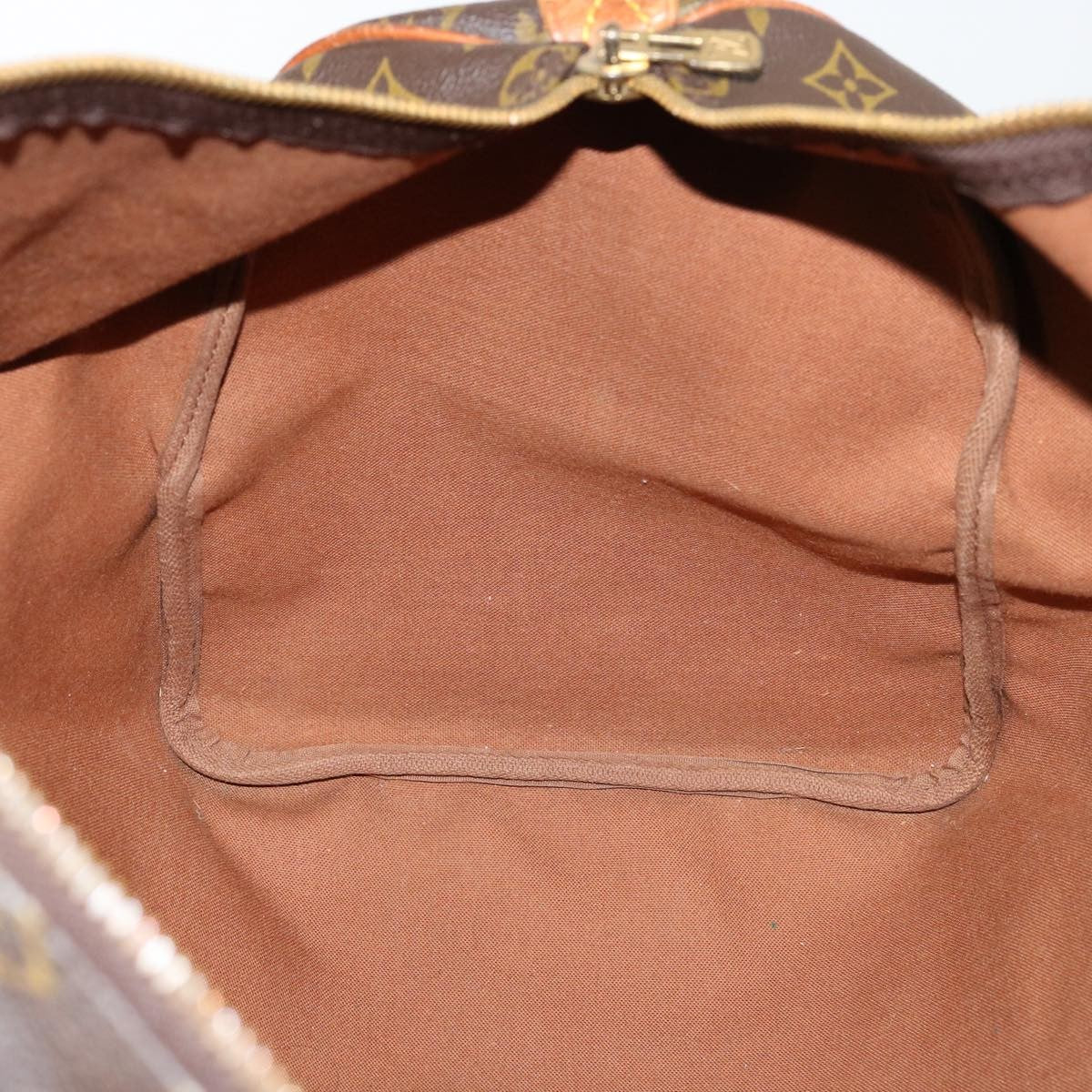 Louis Vuitton Keepall Bag Monogram Canvas Brown Canvas Travel Bag Bag (Pre-Owned)