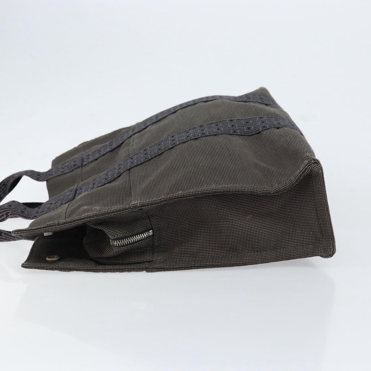Hermes Fourre-Tout Herline Fourre-Tout Herline Gray Canvas Tote Bag Bag (Pre-Owned)