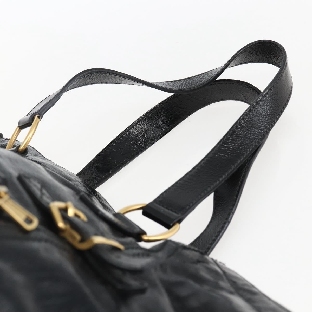Saint Laurent Downtown Handbag Patent Black Patent_Leather Tote Bag Bag (Pre-Owned)