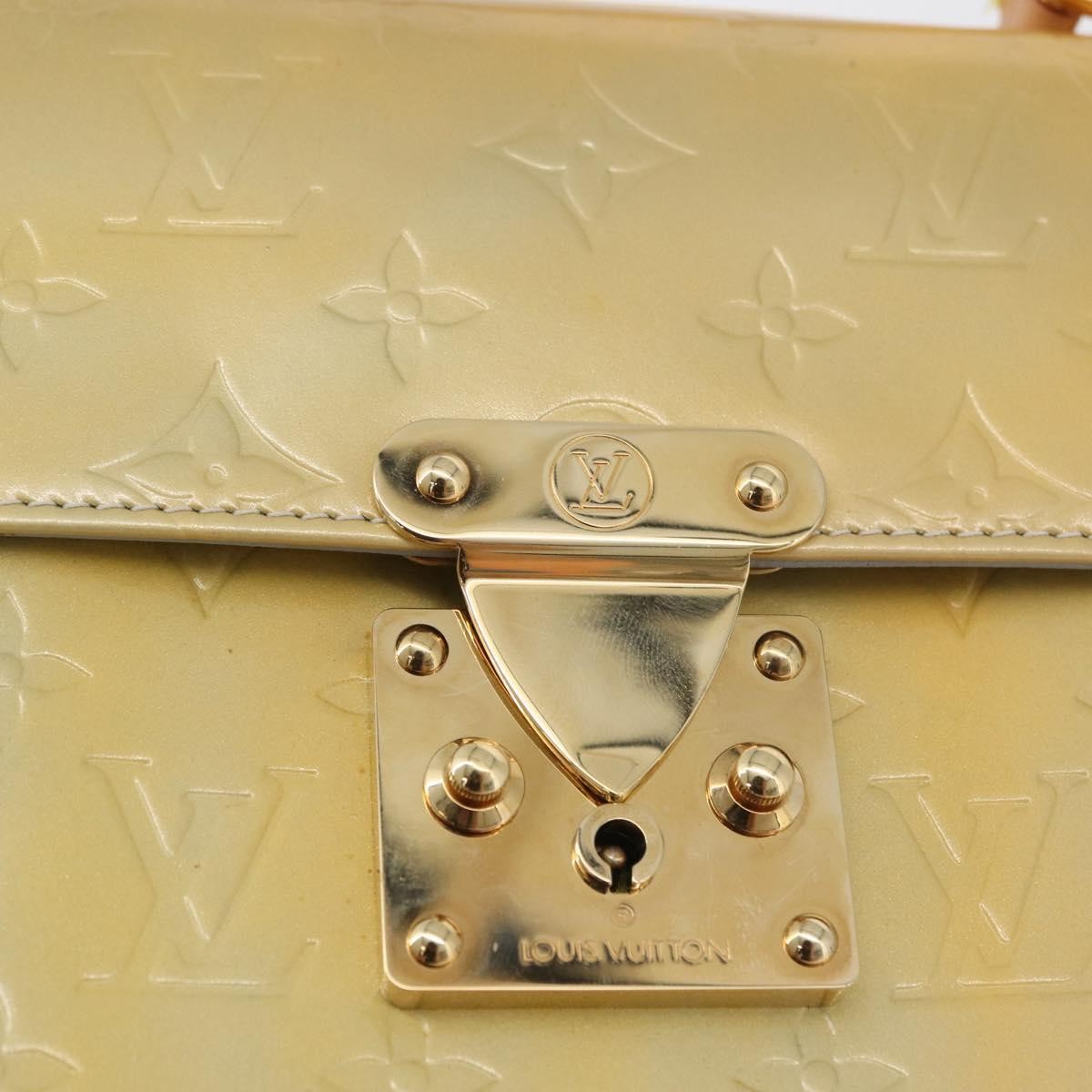Louis Vuitton Spring Street Nm Handbag Patent Leather Yellow Patent_Leather Handbag (Pre-Owned)