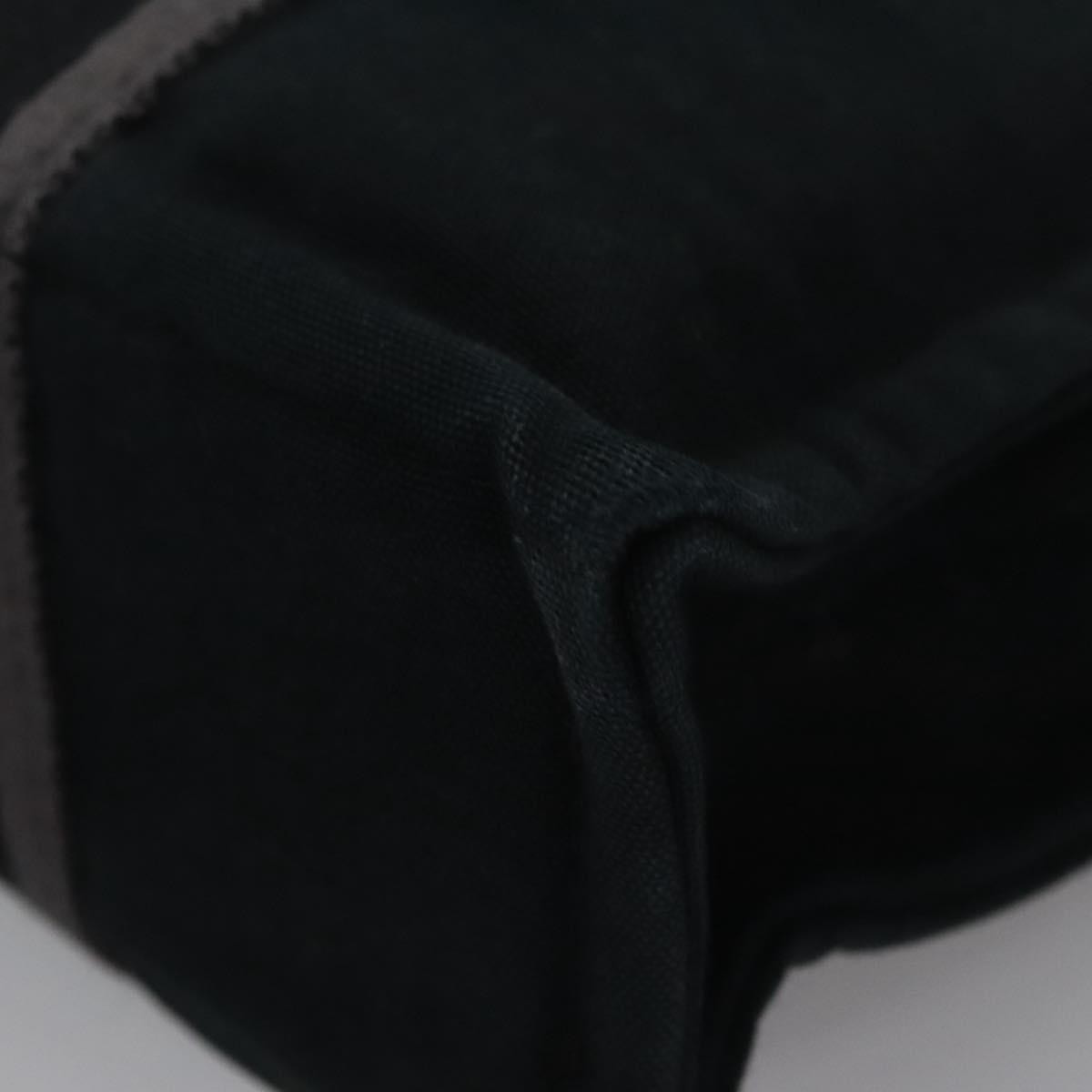 Hermes Fourre Tout Tote Canvas Black Canvas Tote Bag Bag (Pre-Owned)