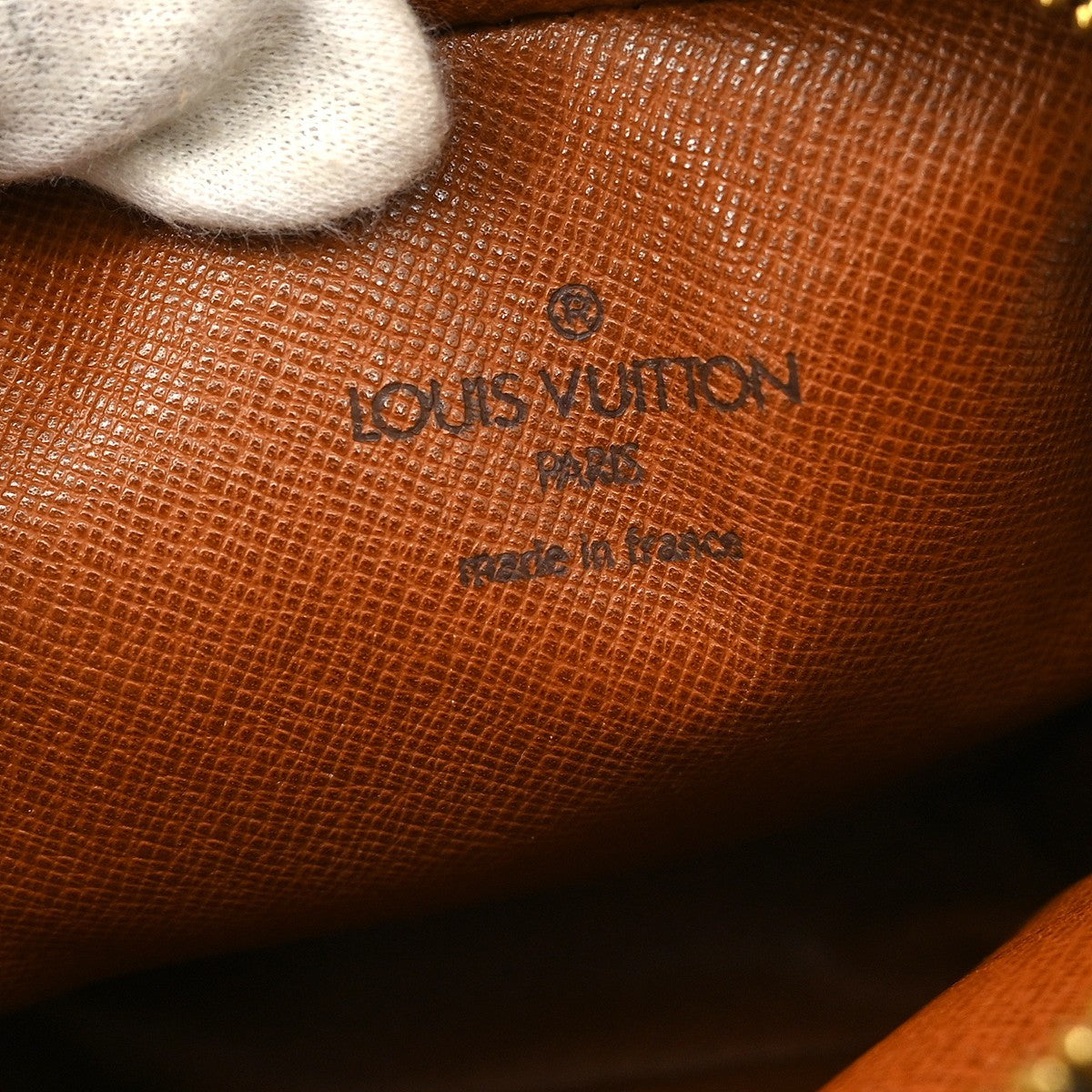 Louis Vuitton Danube Handbag Monogram Canvas Brown Canvas Shoulder Bag Bag (Pre-Owned)