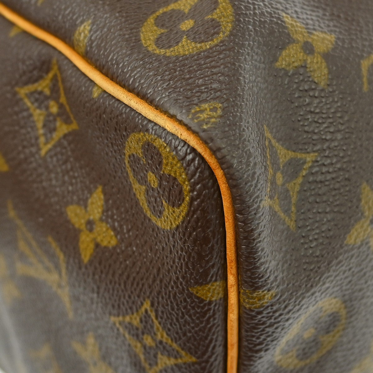 Louis Vuitton Speedy Handbag Monogram Canvas Brown Canvas Handbag (Pre-Owned)