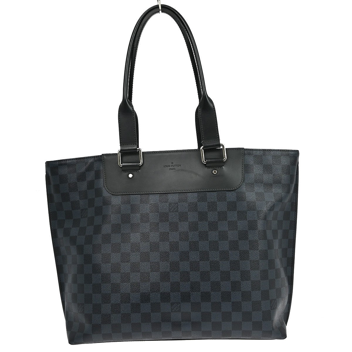 Louis Vuitton Cabas Voyage Damier Cobalt Black Canvas Tote Bag Bag (Pre-Owned)