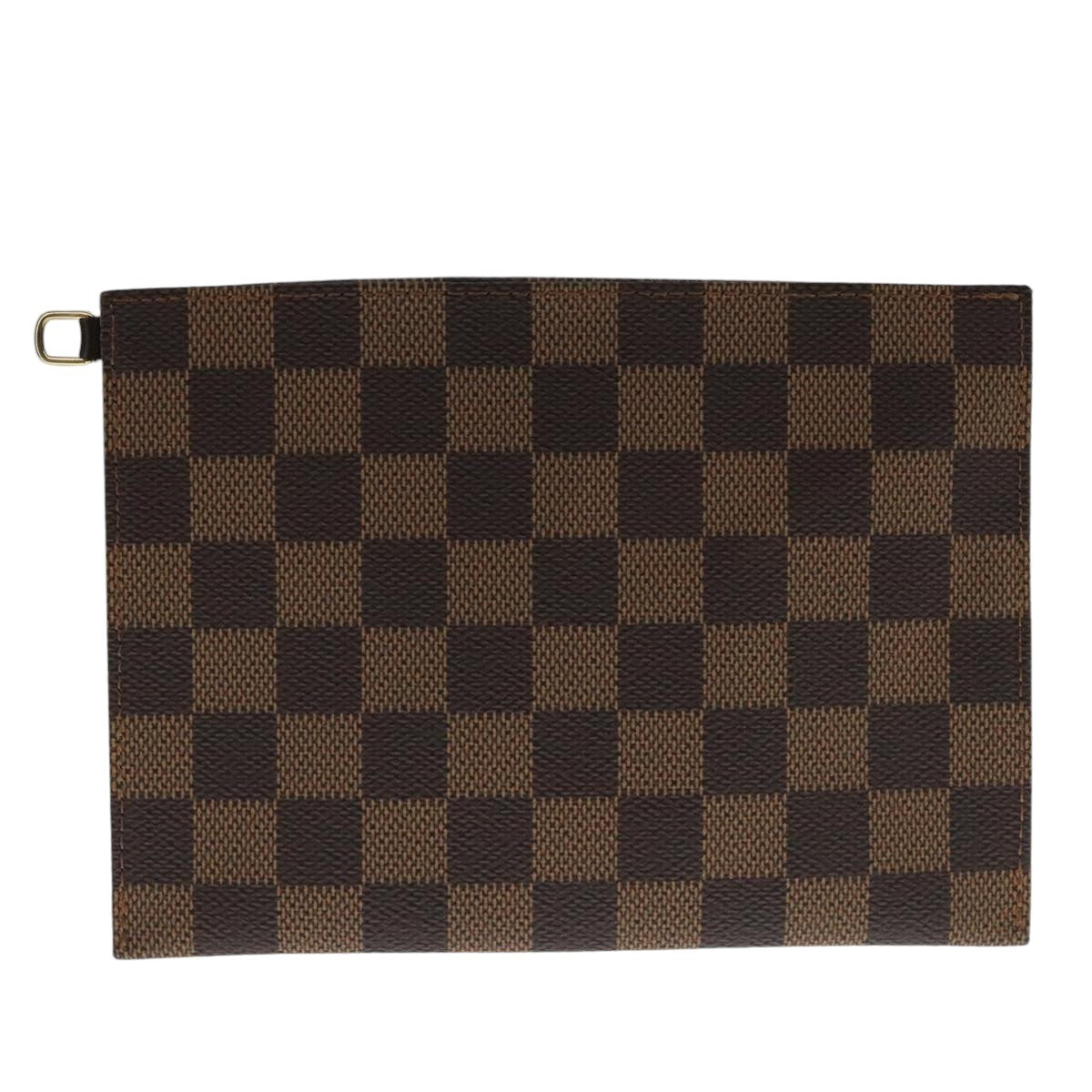 Louis Vuitton Clifton Pouch Damier Brown Canvas Clutche & Pouche Bag (Pre-Owned)