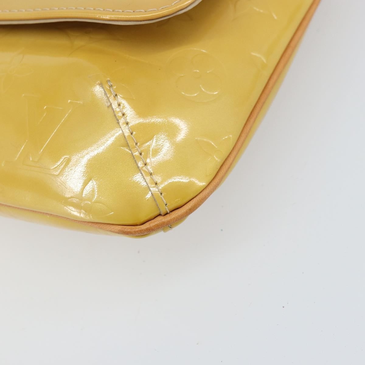 Louis Vuitton Thompson Street Handbag Monogram Vernis Beige Patent_Leather Shoulder Bag Bag (Pre-Owned)