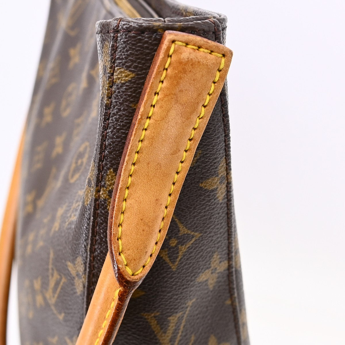 Louis Vuitton Monogram Looping Handbag Monogram Canvas Brown Canvas Shoulder Bag Bag (Pre-Owned)