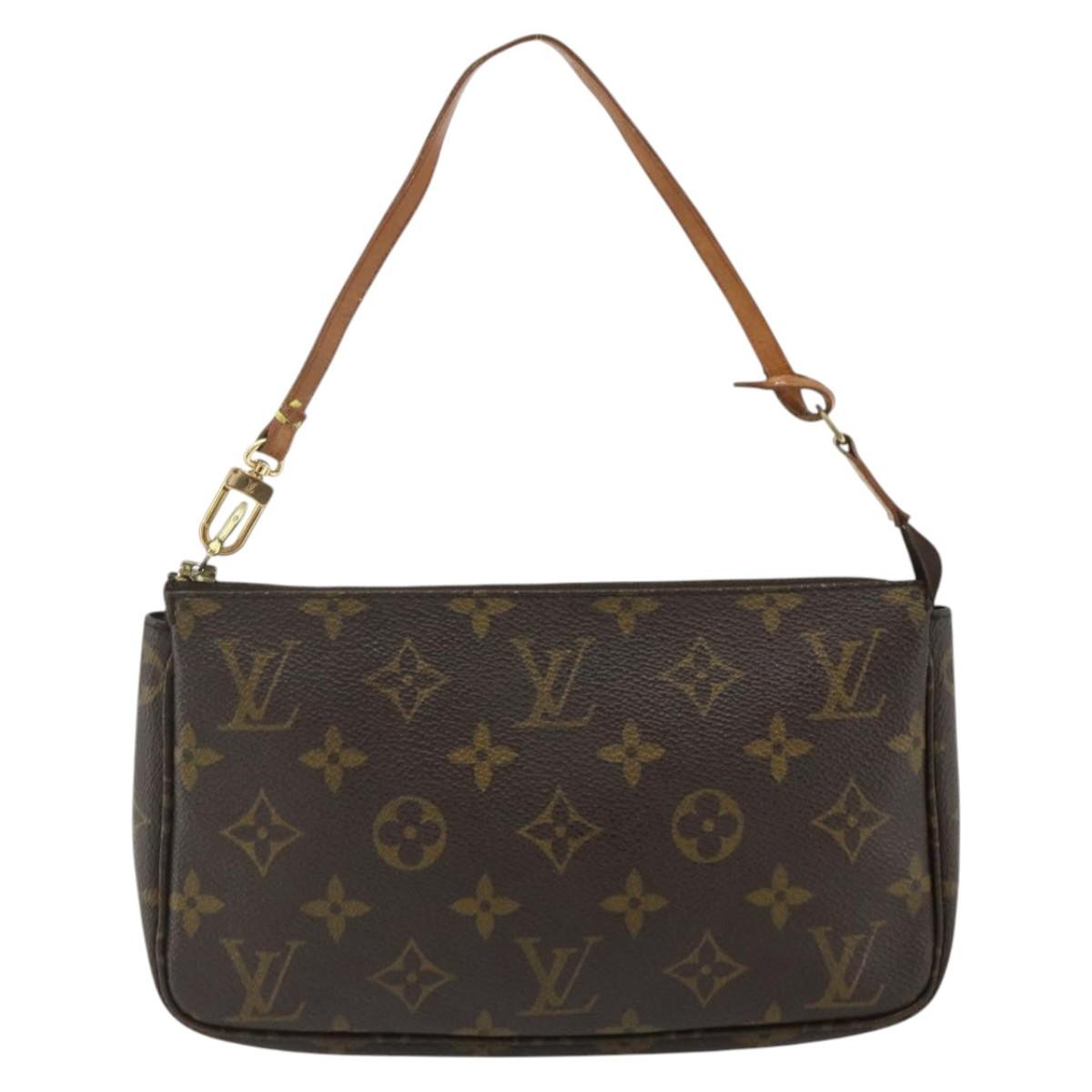 Louis Vuitton Pochette Accessoires Nm Monogram Canvas Brown Canvas Clutche & Pouche Bag (Pre-Owned)