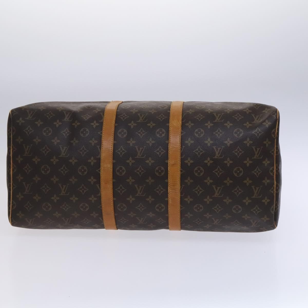 Louis Vuitton Keepall Bag Monogram Canvas Brown Canvas Travel Bag Bag (Pre-Owned)