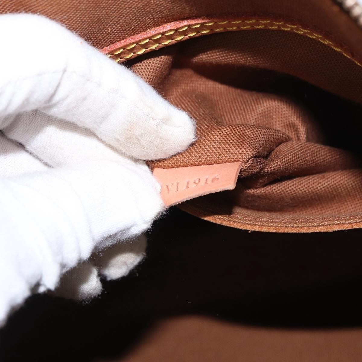 Louis Vuitton Alma Handbag Monogram Canvas Brown Canvas Handbag (Pre-Owned)
