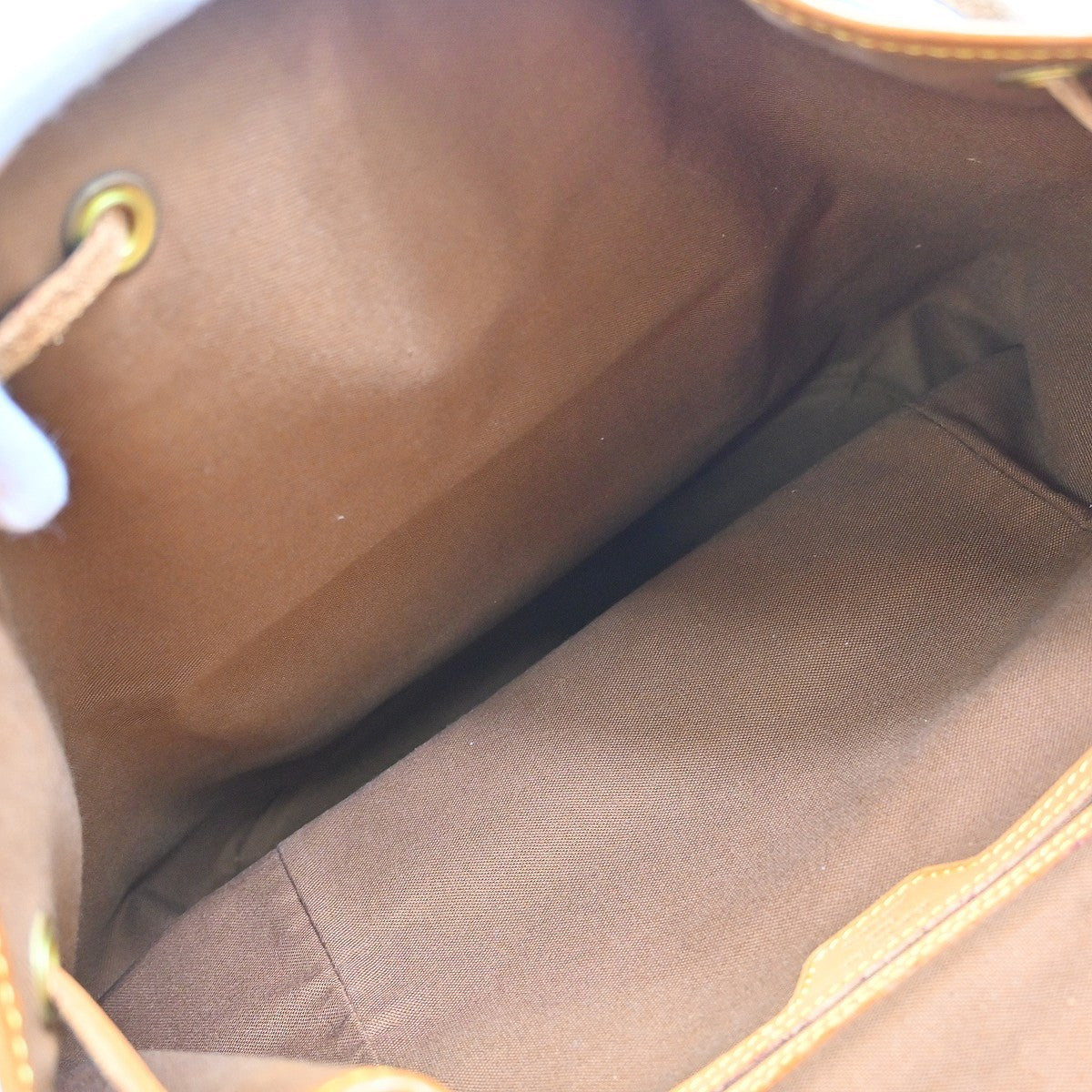 Louis Vuitton Vintage Montsouris Backpack Monogram Canvas Brown Canvas Backpack Bag (Pre-Owned)