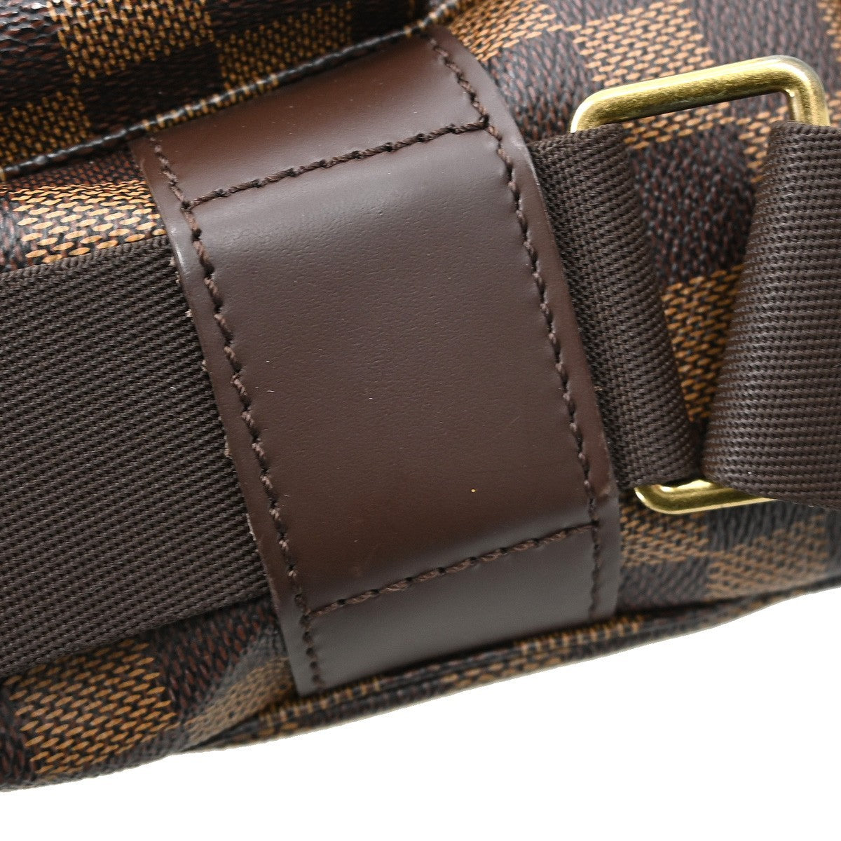 Louis Vuitton Broadway Bag Damier Brown Canvas Shoulder Bag Bag (Pre-Owned)