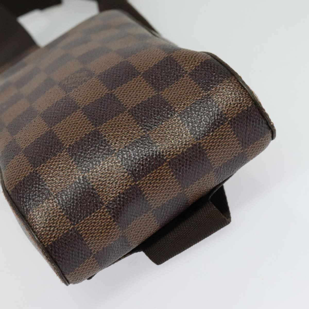 Louis Vuitton Geronimos Waist Bag Damier Brown Canvas Clutche & Pouche Bag (Pre-Owned)