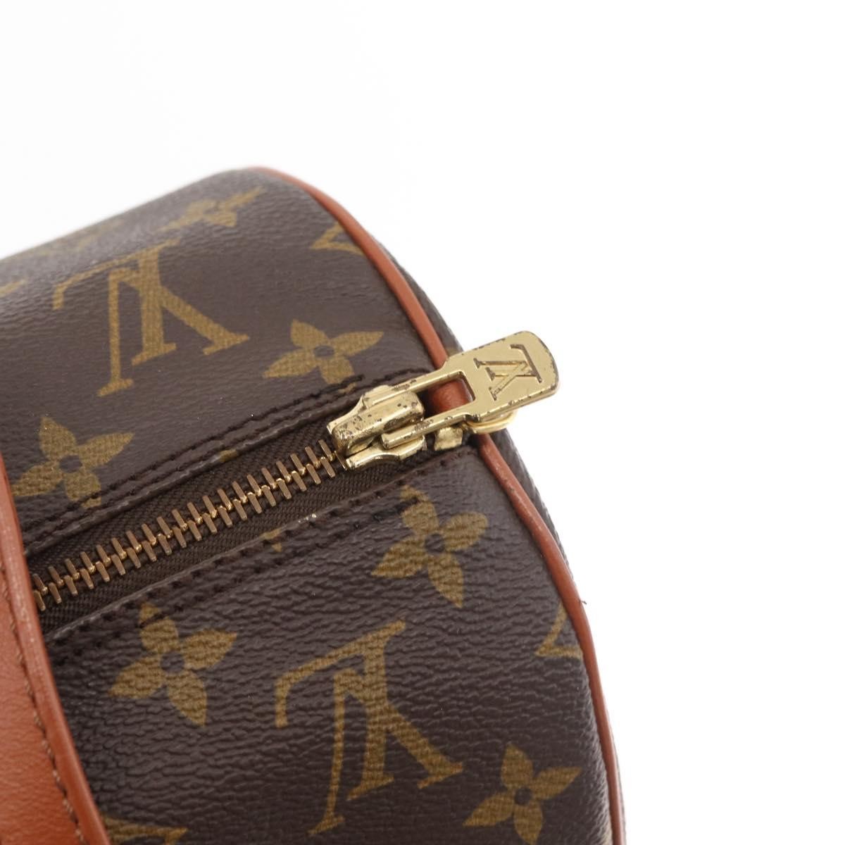 Louis Vuitton Papillon Handbag Monogram Canvas Brown Canvas Handbag (Pre-Owned)