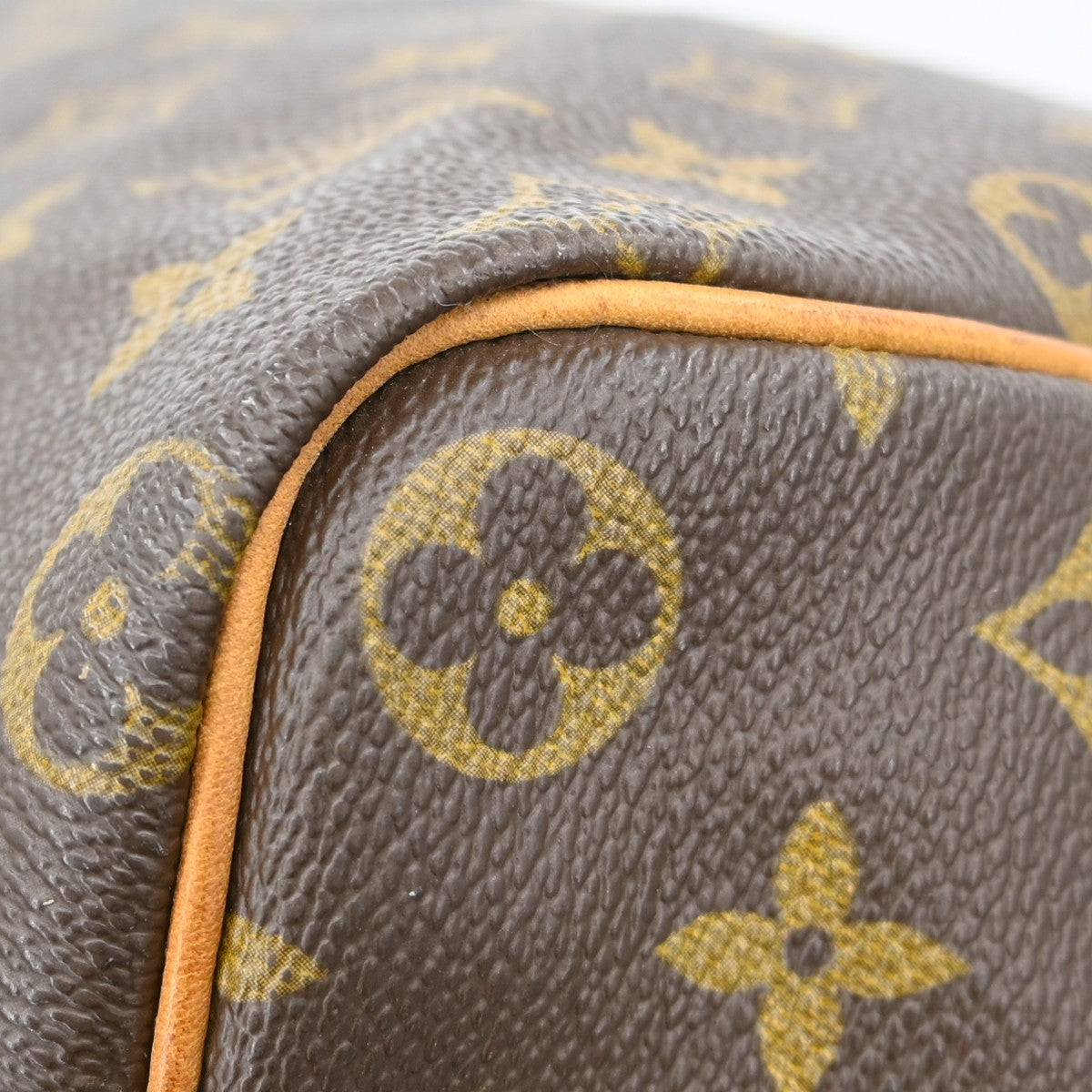 Louis Vuitton Speedy Handbag Monogram Canvas Brown Canvas Handbag (Pre-Owned)