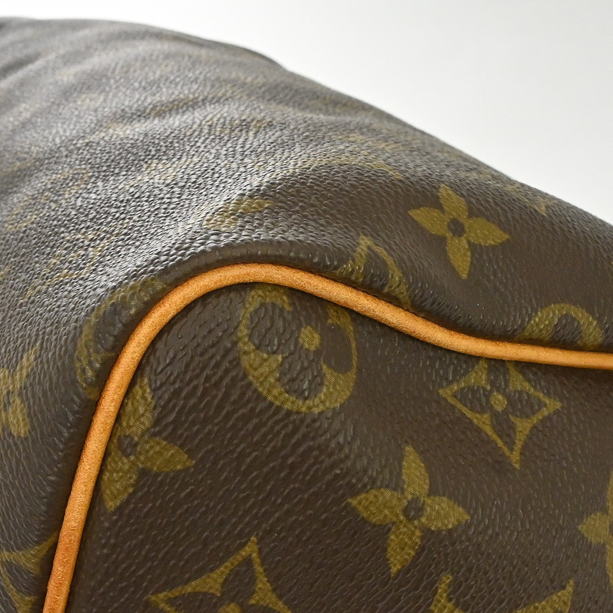 Louis Vuitton Speedy Handbag Monogram Canvas Brown Canvas Handbag (Pre-Owned)