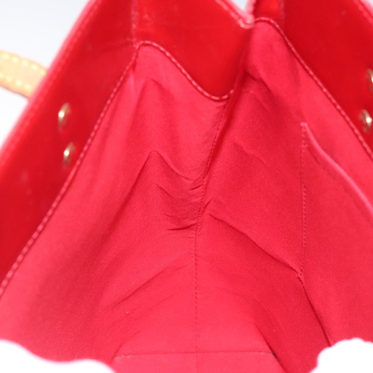 Louis Vuitton Reade Handbag Monogram Vernis Red Patent_Leather Handbag (Pre-Owned)