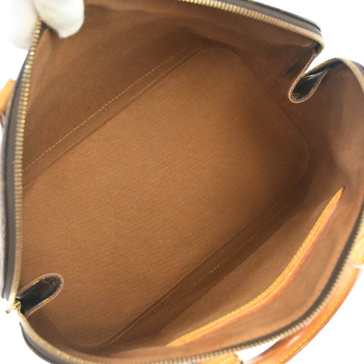 Louis Vuitton Alma Handbag Monogram Canvas Brown Canvas Handbag (Pre-Owned)