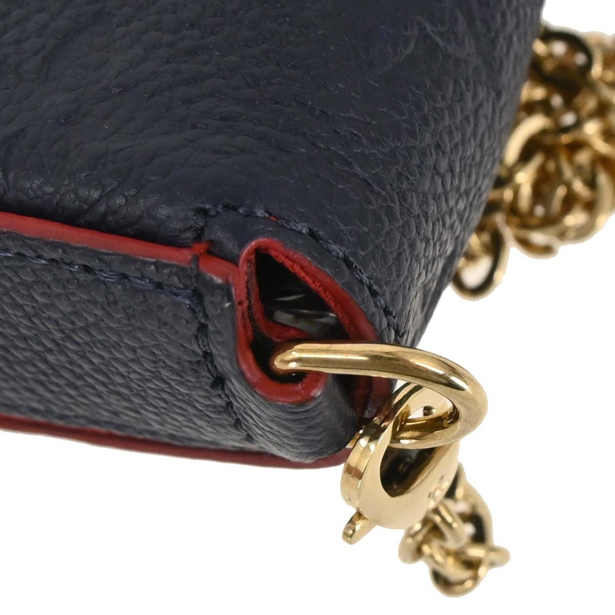 Louis Vuitton Felicie Pochette Monogram Empreinte Leather Navy Leather Clutche & Pouche Bag (Pre-Owned)