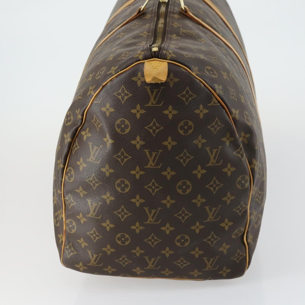Louis Vuitton Keepall Bag Monogram Canvas Brown Canvas Travel Bag Bag (Pre-Owned)