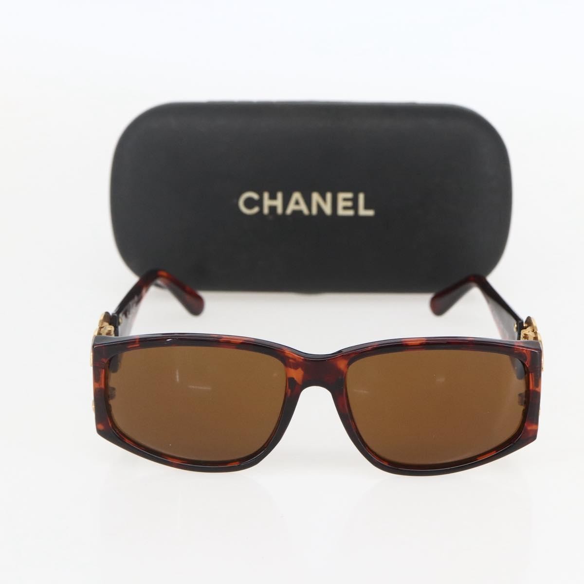 Chanel Logo Cc Sunglasses Plastic Brown Plastic Sunglasse Accessory (Pre-Owned)