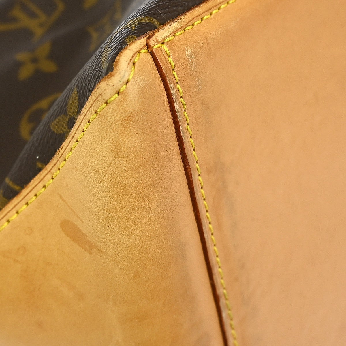 Louis Vuitton Cabas Mezzo Monogram Canvas Brown Canvas Tote Bag Bag (Pre-Owned)