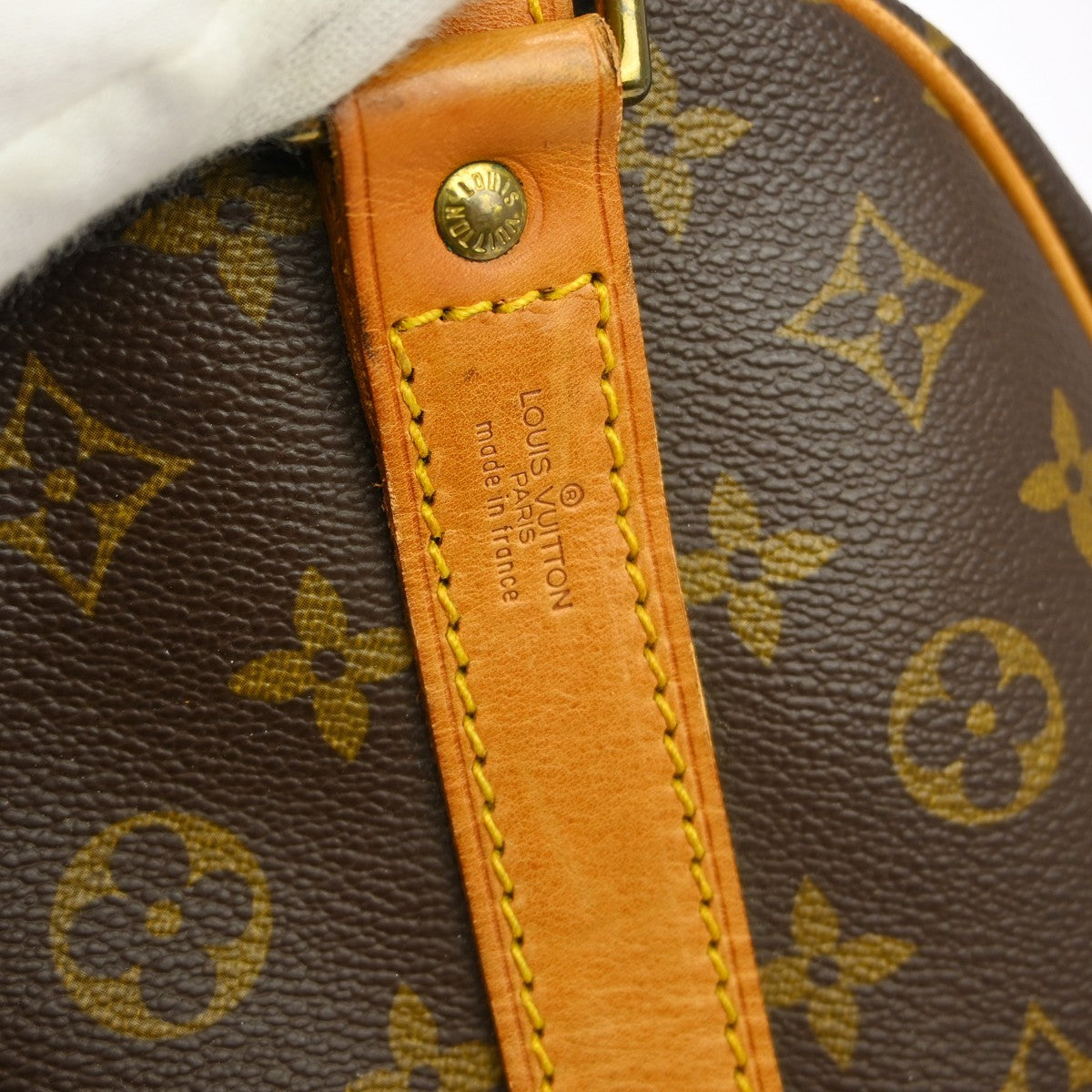 Louis Vuitton Keepall Bandouliere Bag Monogram Canvas Brown Canvas Travel Bag Bag (Pre-Owned)
